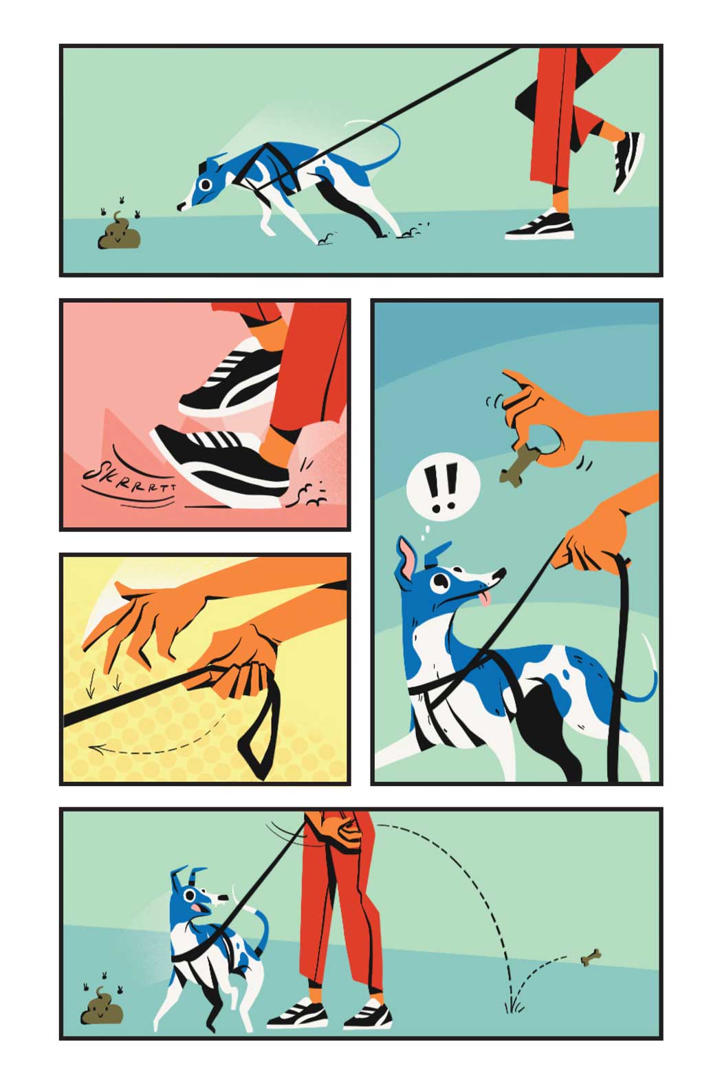 Leash Training Comic